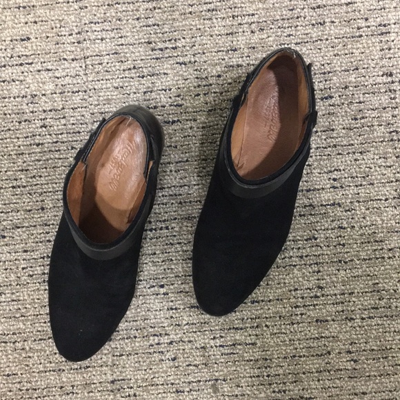 Madewell black suede boots 7.5 / 8 - Picture 2 of 7